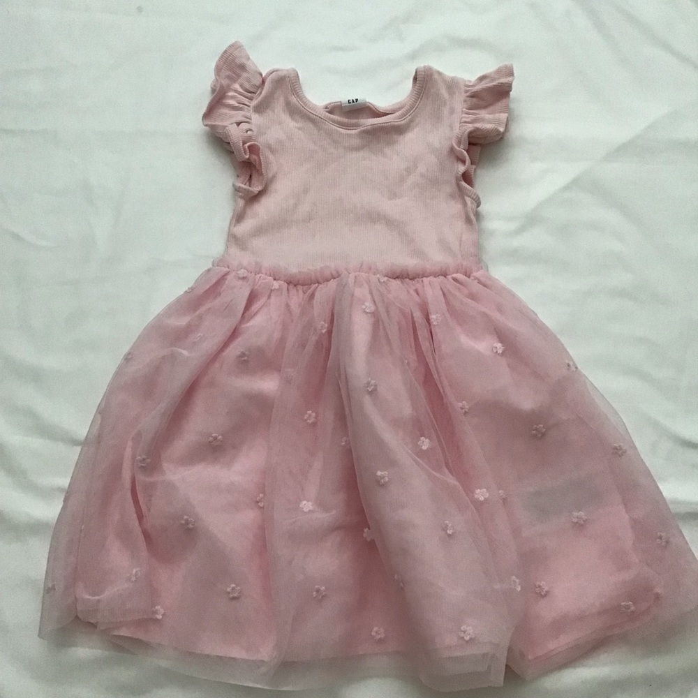 (Like New) Baby GAP Flutter Tulle Dress